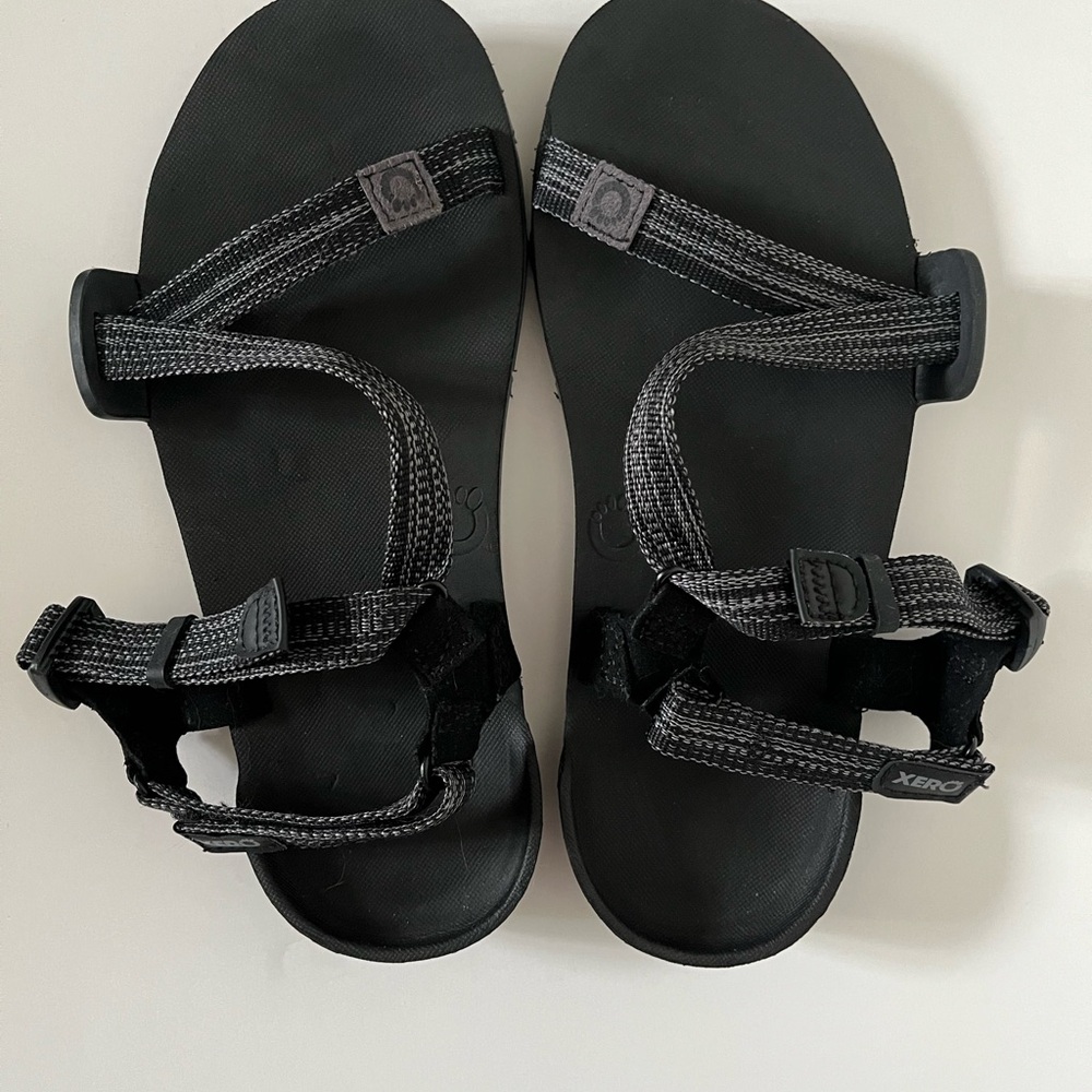 Black Xero Barefoot Sandals Z-Trail EV Size 6